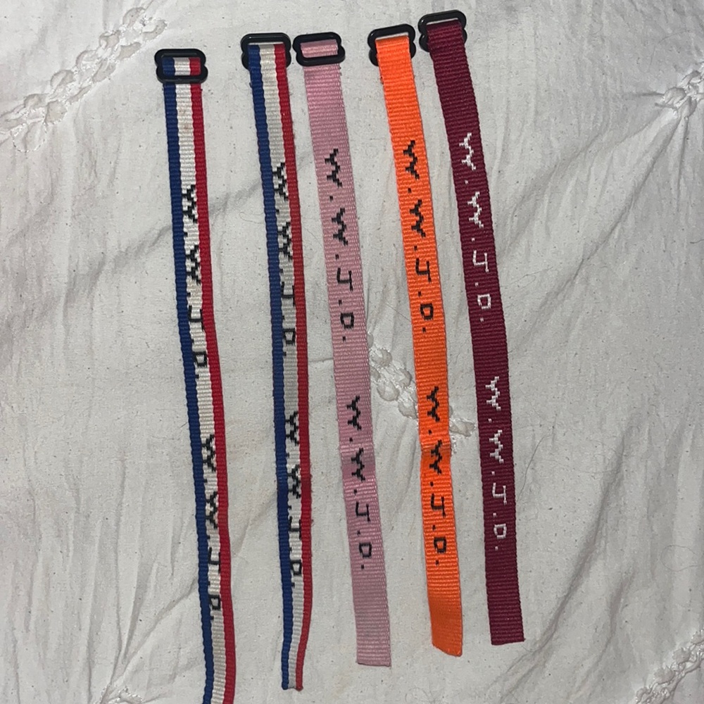 5 pack WWJD adjustable bracelets